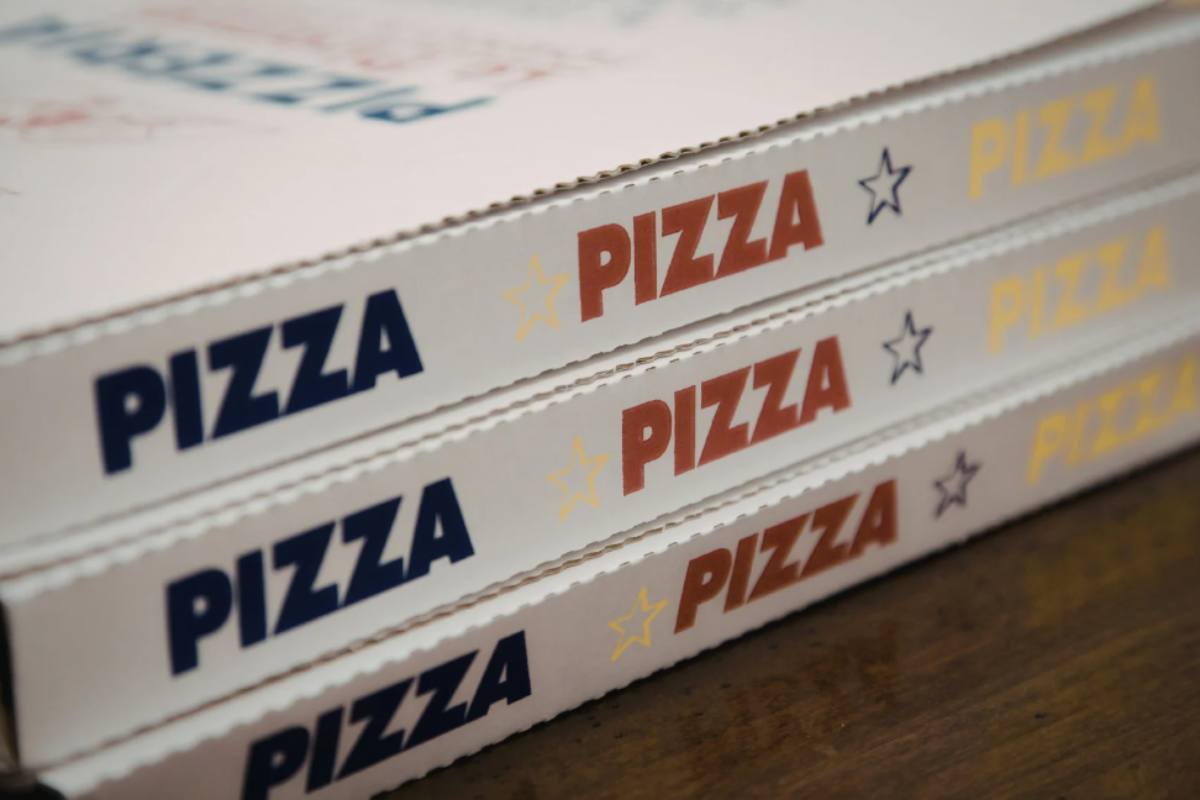 Cartone della pizza