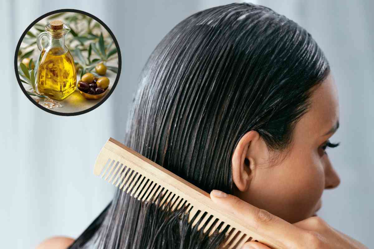 Maschera olio d'oliva