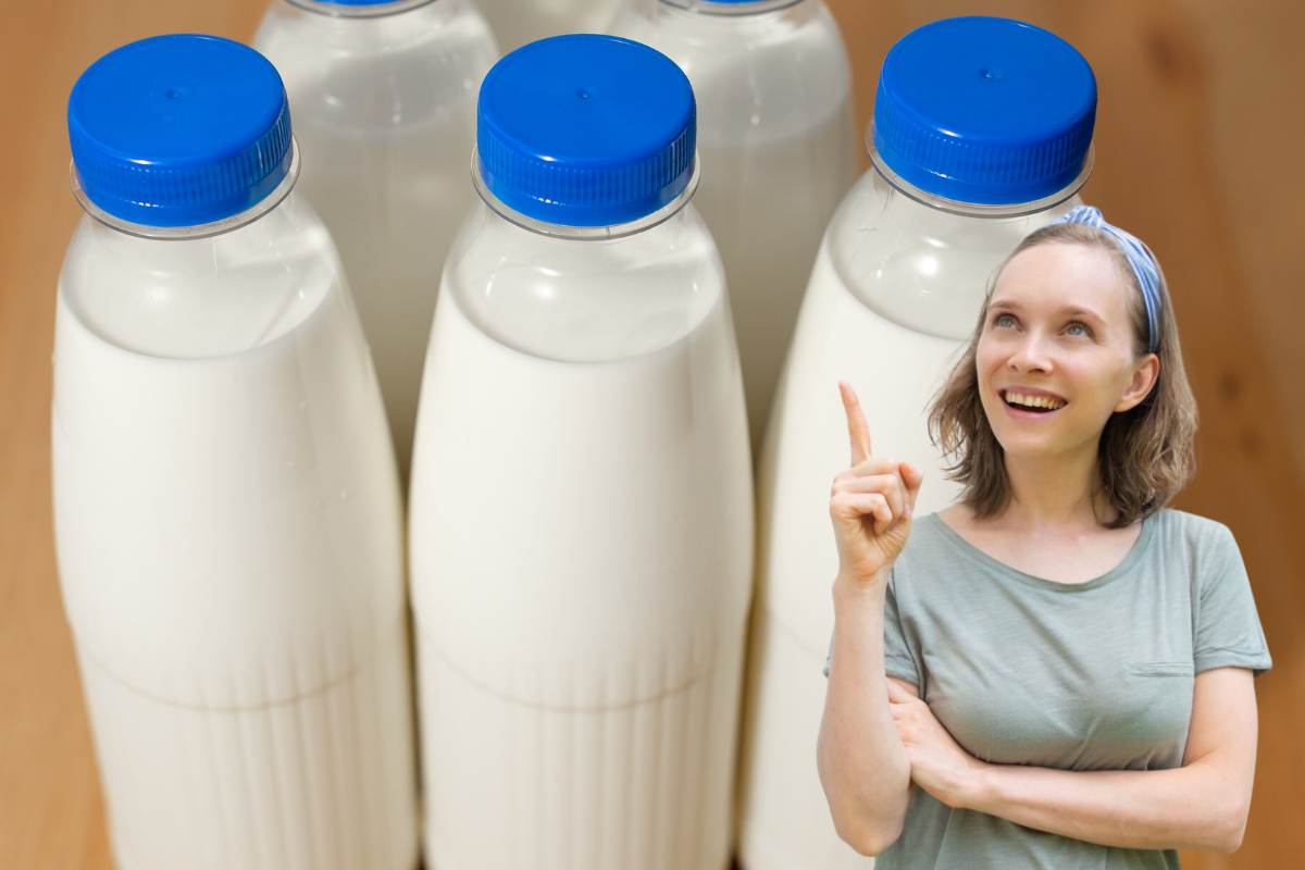 bottiglie del latte