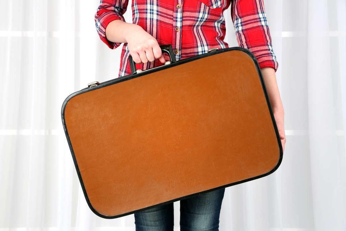 Riciclare vecchia valigia 